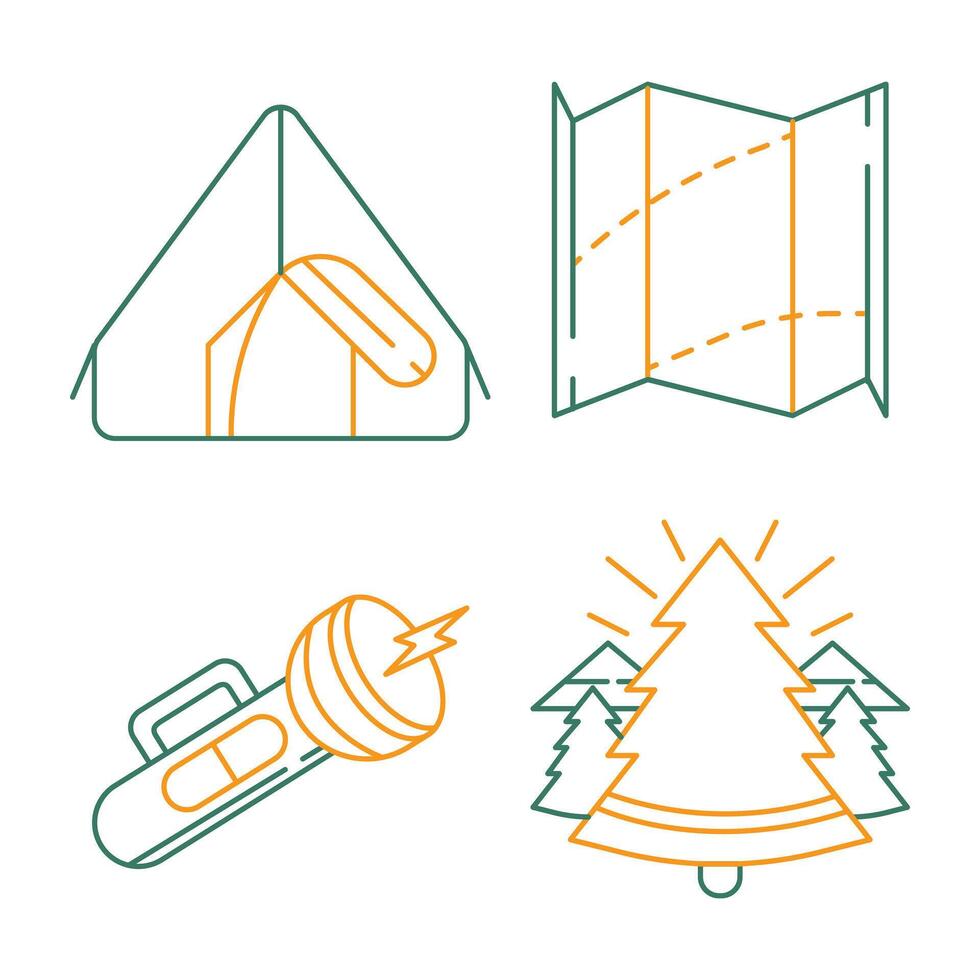 camping element illustratie vector