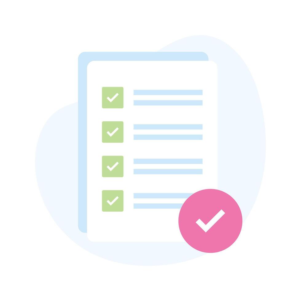een icoon van digitaal checklist in modern stijl, klaar naar gebruik s vector