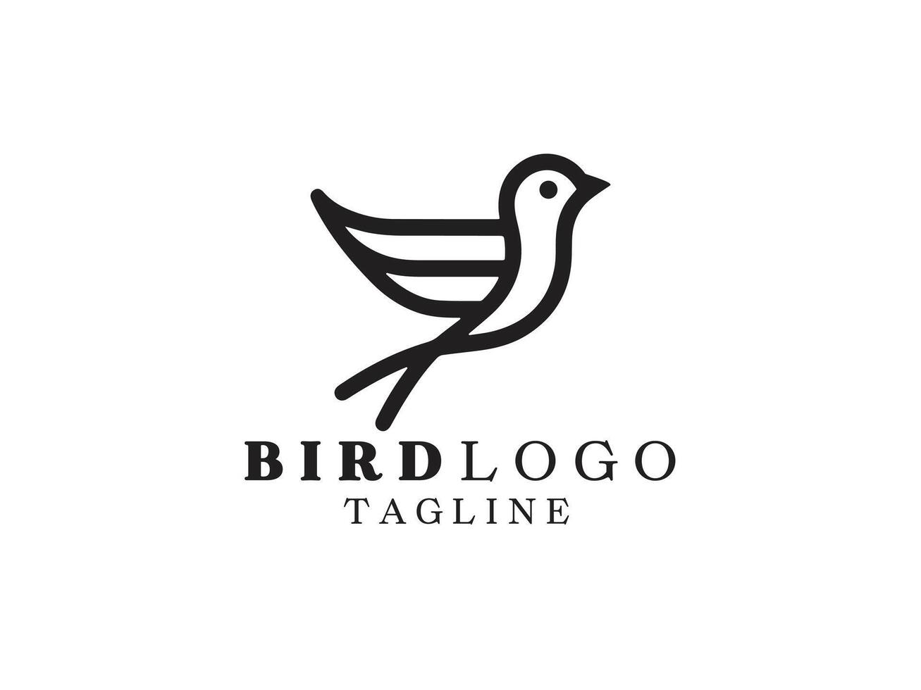 vogel logo ontwerp vectorsjabloon vector