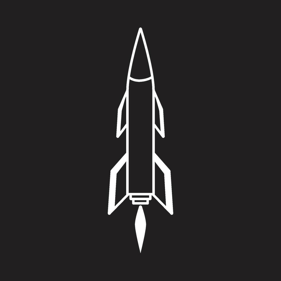 raket icoon illustratie vector