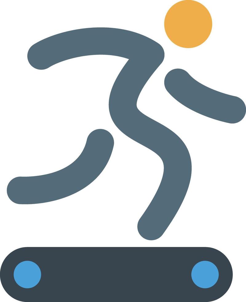 een Mens rennen Aan een skateboard icoon vector