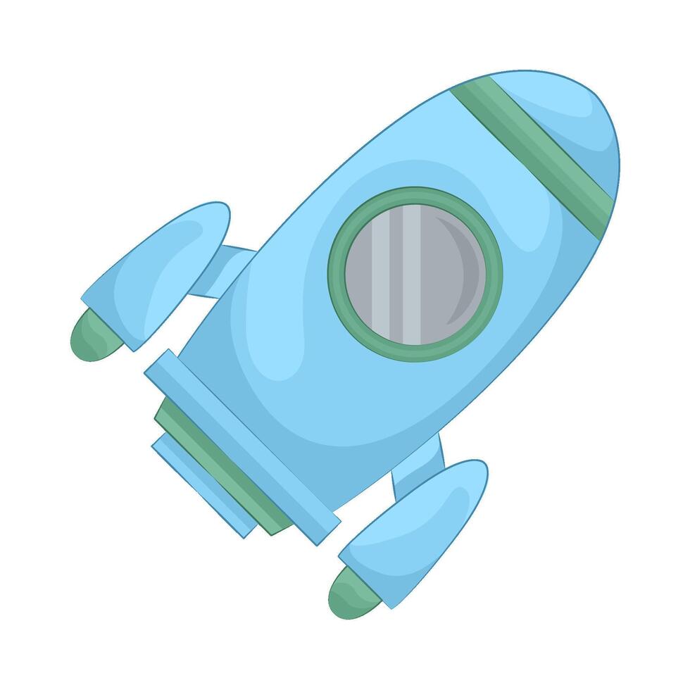illustratie van raket vector