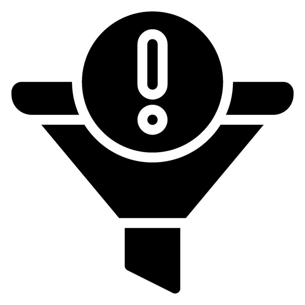 trechter glyph-pictogram vector