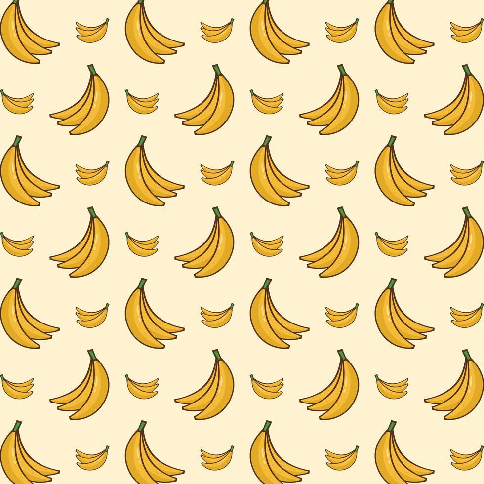 banaan beroemd modieus veelkleurig herhalen patroon illustratie ontwerp vector