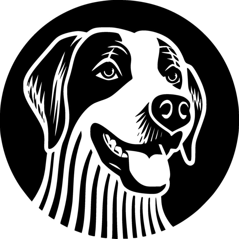 hond - hoog kwaliteit logo - illustratie ideaal voor t-shirt grafisch vector