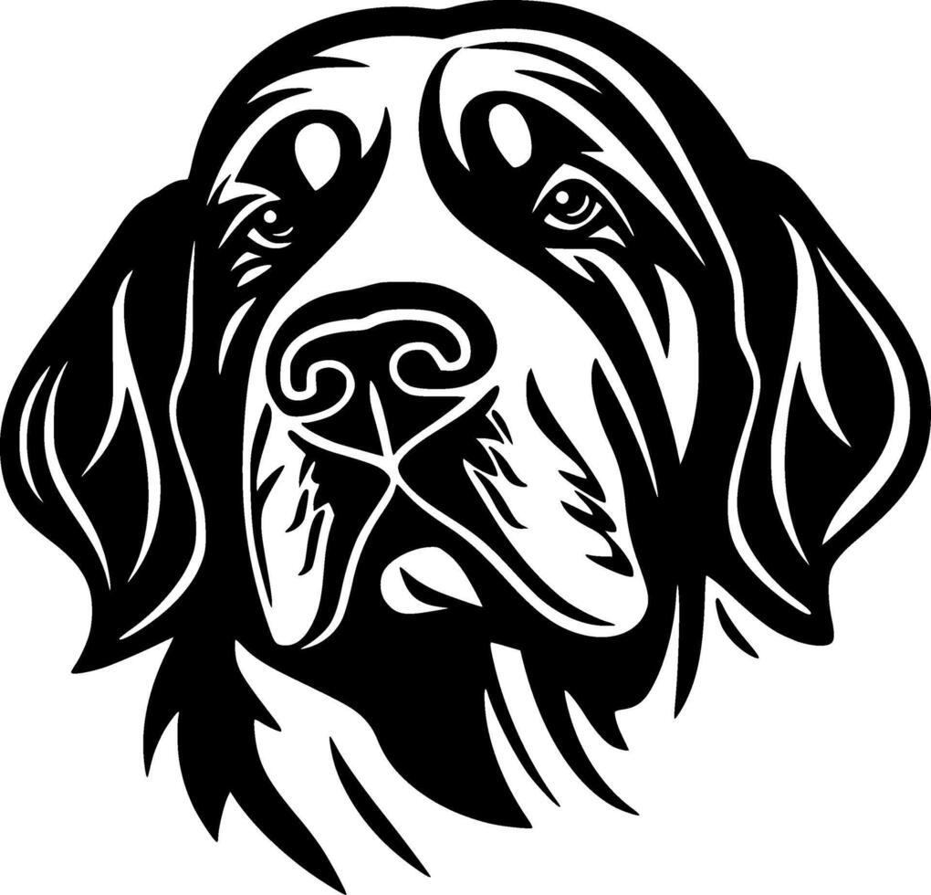 hond - minimalistische en vlak logo - illustratie vector
