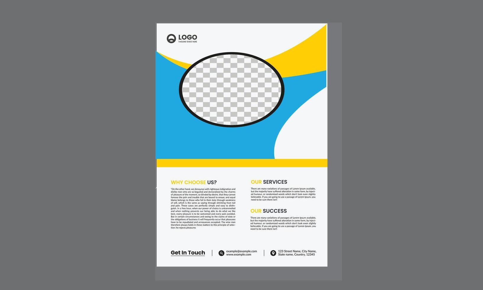 brochure ontwerp, Hoes modern lay-out, jaar- rapport, poster, folder in a4 met kleurrijk driehoeken vector