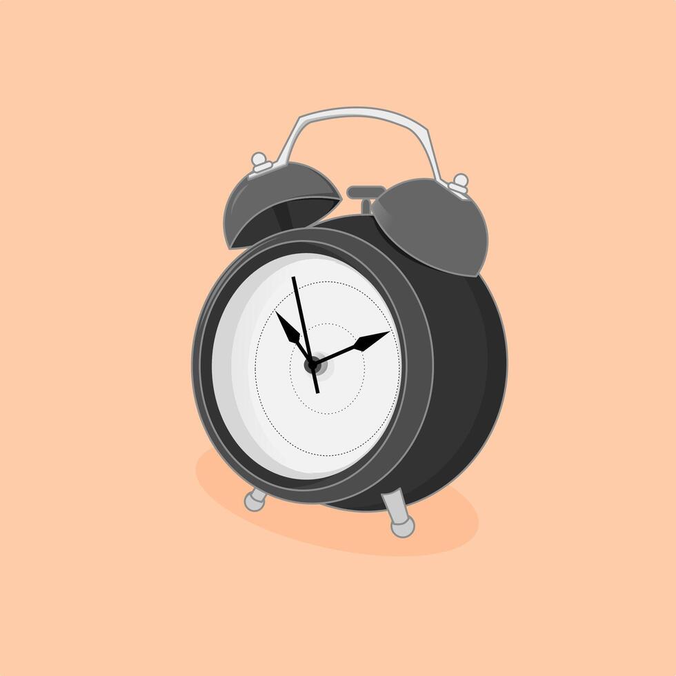 illustratie van een klassiek alarm klok vector