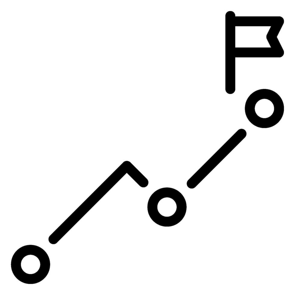 plan lijn icoon vector