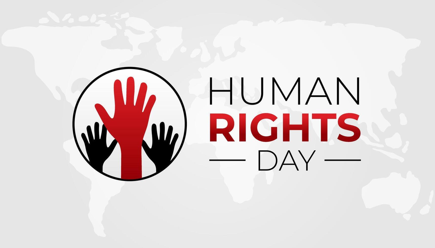 menselijk rechten dag achtergrond illustratie vector