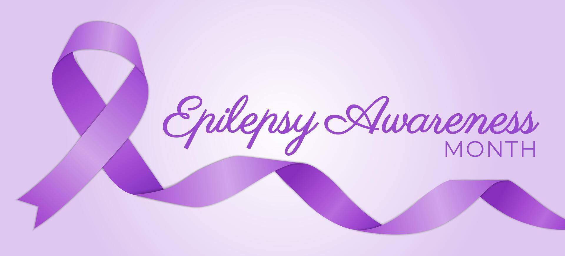 epilepsie bewustzijn maand achtergrond illustratie vector