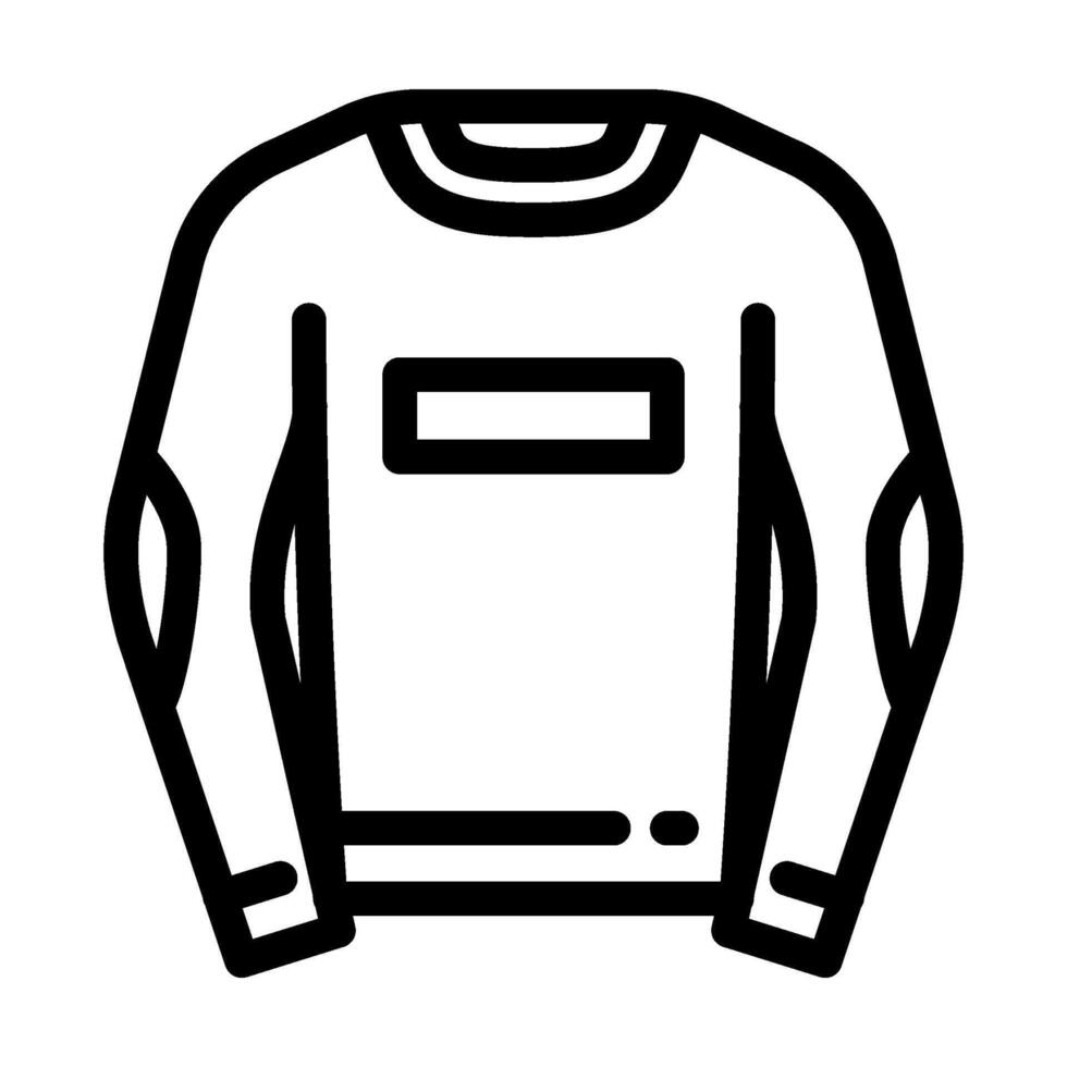sweater kleding lijn icoon illustratie vector