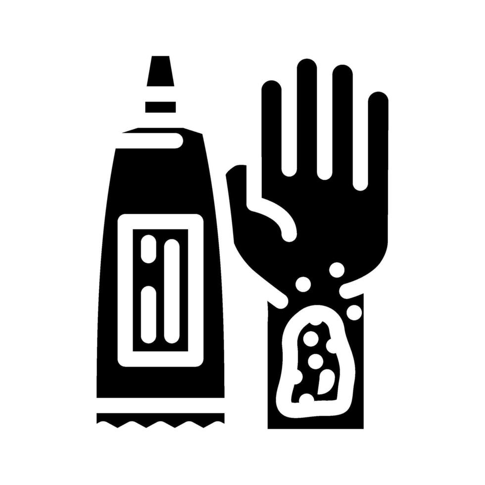 antischimmelmiddelen geneesmiddelen apotheek glyph icoon illustratie vector