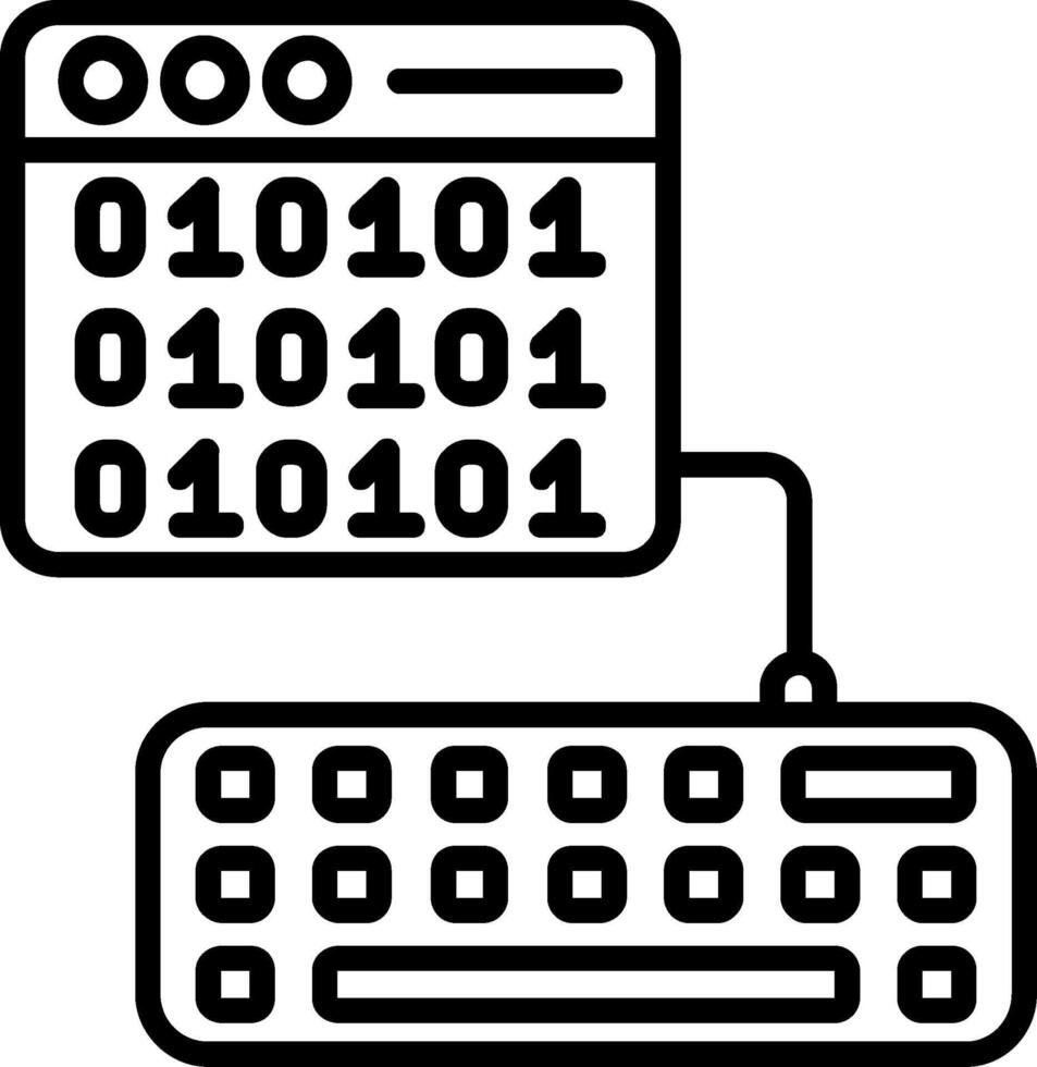 pictogram voor browserregel vector