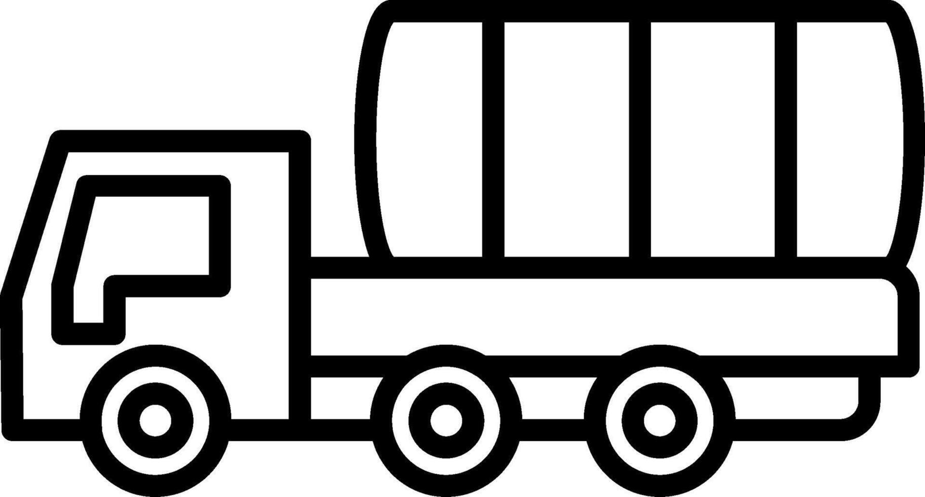 vrachtwagen lijn icoon vector