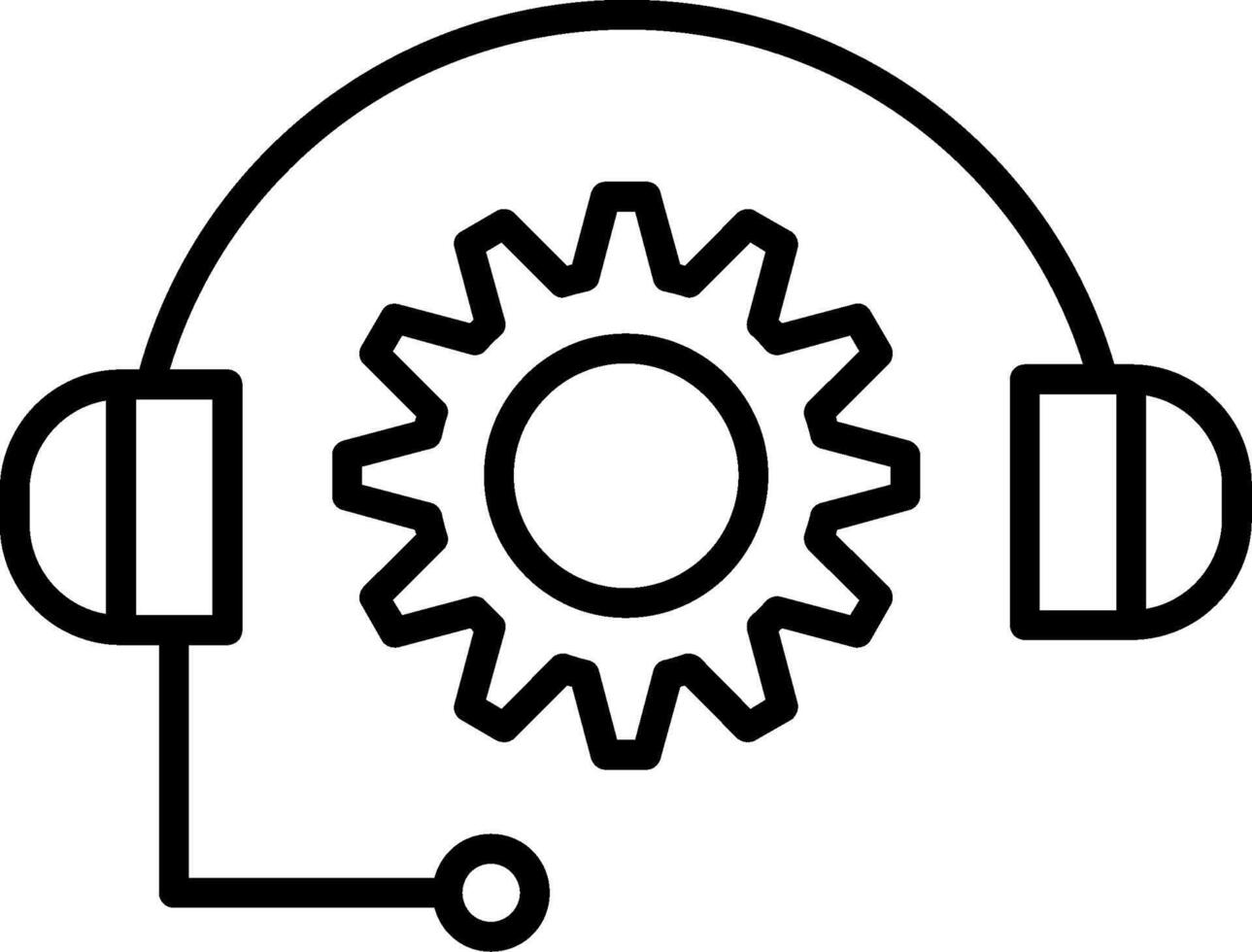 pictogram voor ondersteuningslijn vector