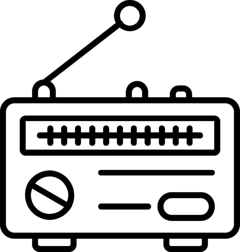 pictogram radiolijn vector