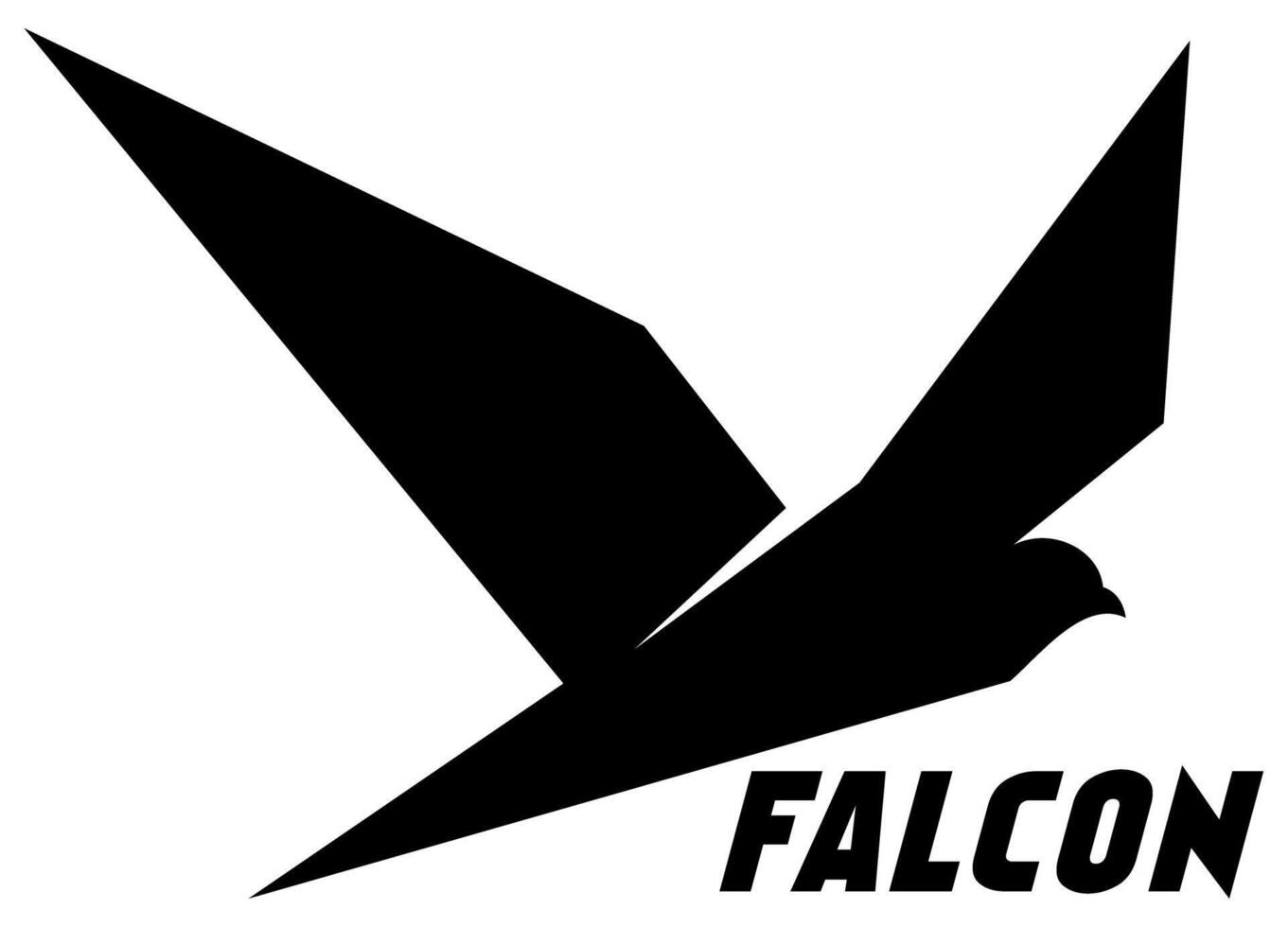 valk logo merk ontwerp kunst vector