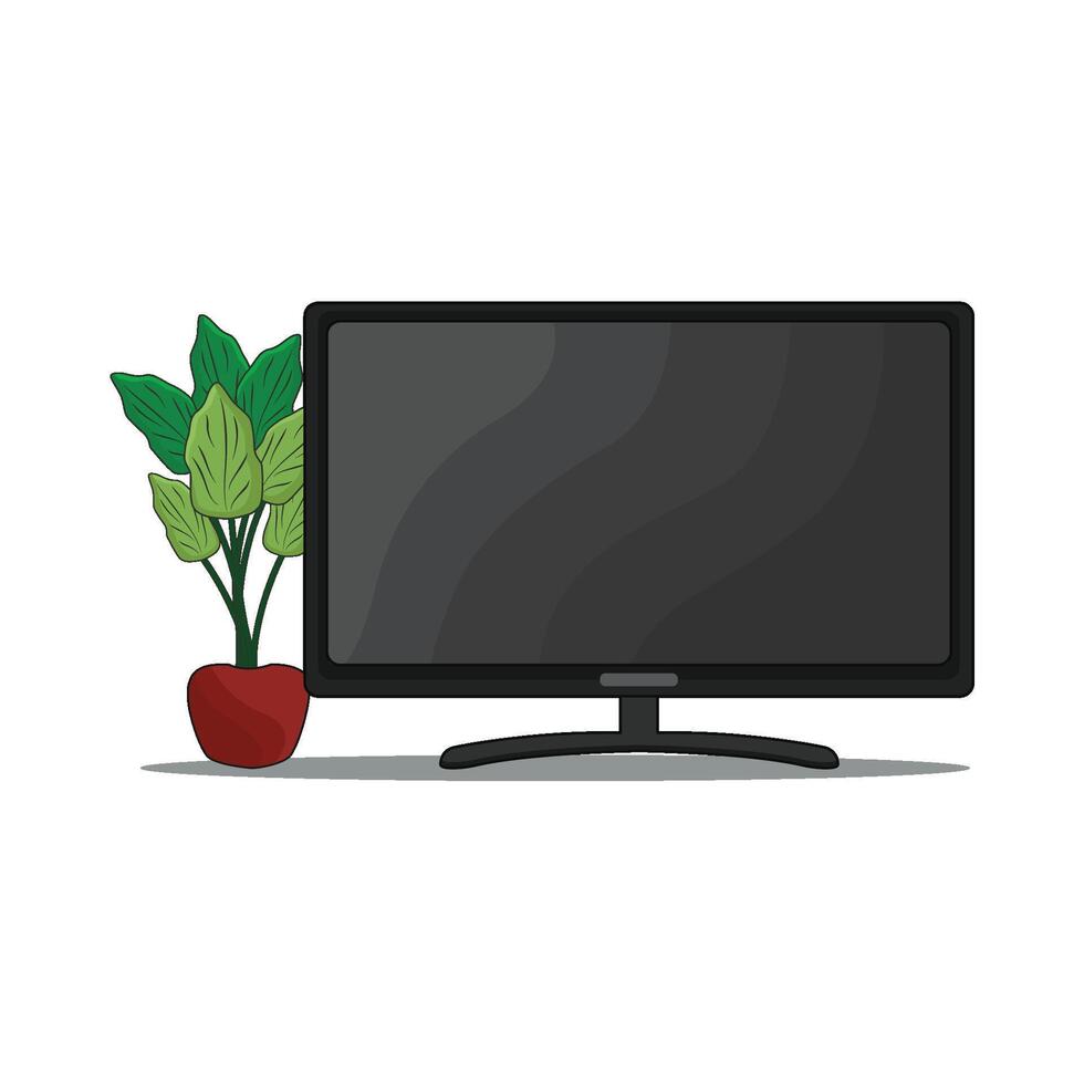 illustratie van televisie vector