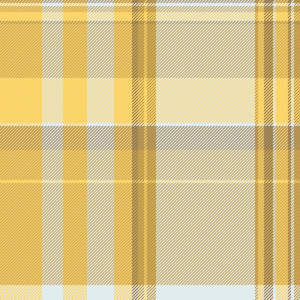 tekening controleren kleding stof patroon, oogst textiel textuur. netto naadloos Schotse ruit achtergrond plaid in amber en sterling zilver kleuren. vector