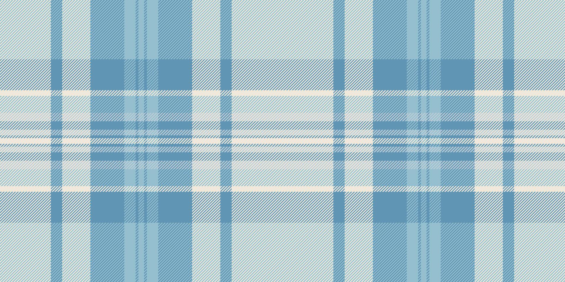 subtiel naadloos kleding stof plaid, hipster structuur Schotse ruit controleren. koninkrijk textiel achtergrond patroon in licht en cyaan kleuren. vector