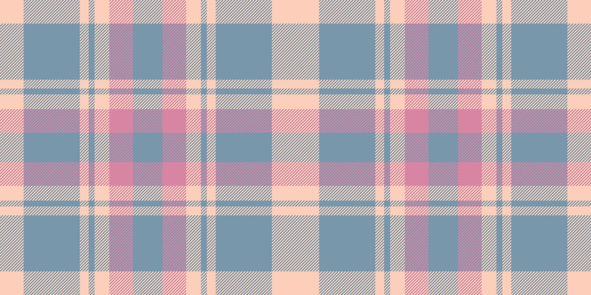 licht naadloos kleding stof, schets structuur patroon plaid. zachtheid textiel controleren Schotse ruit achtergrond in pastel en licht kleuren. vector