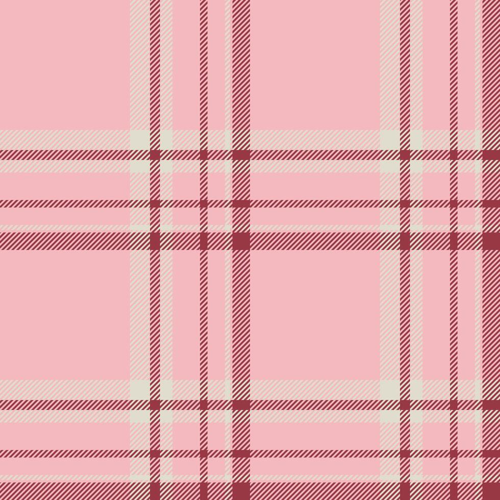 plaid naadloos patroon in roze. controleren kleding stof textuur. textiel afdrukken. vector