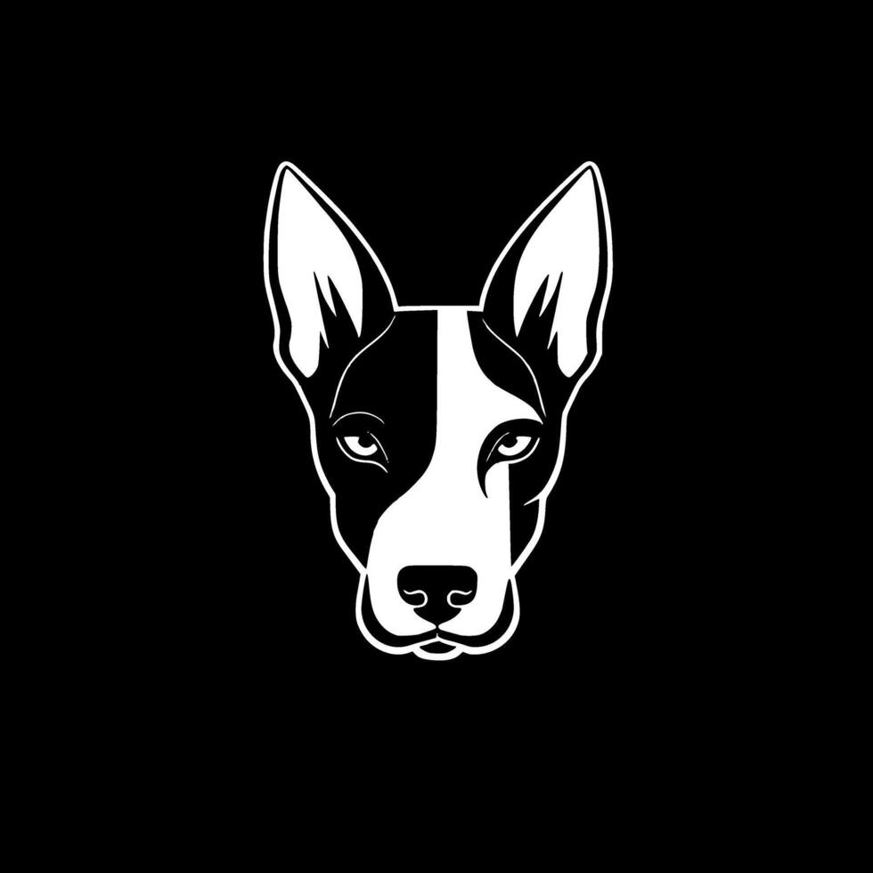 basenji - hoog kwaliteit logo - illustratie ideaal voor t-shirt grafisch vector