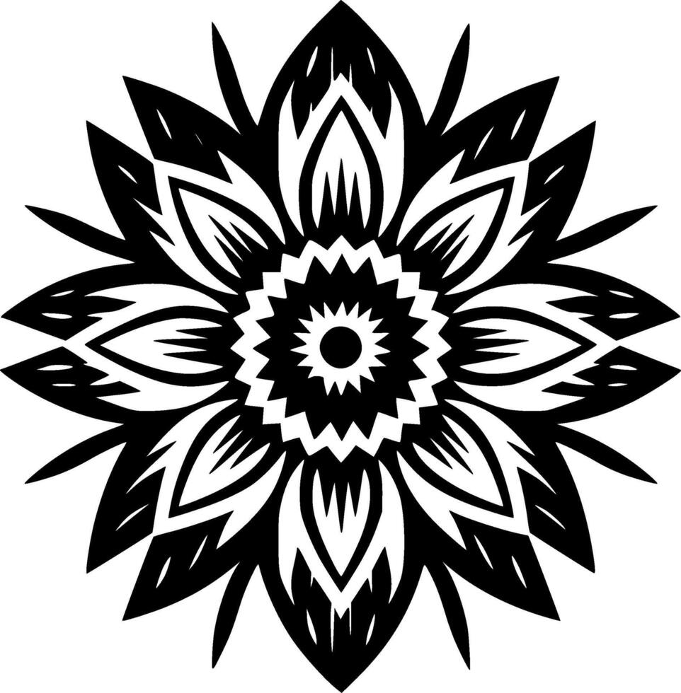bloem - minimalistische en vlak logo - illustratie vector