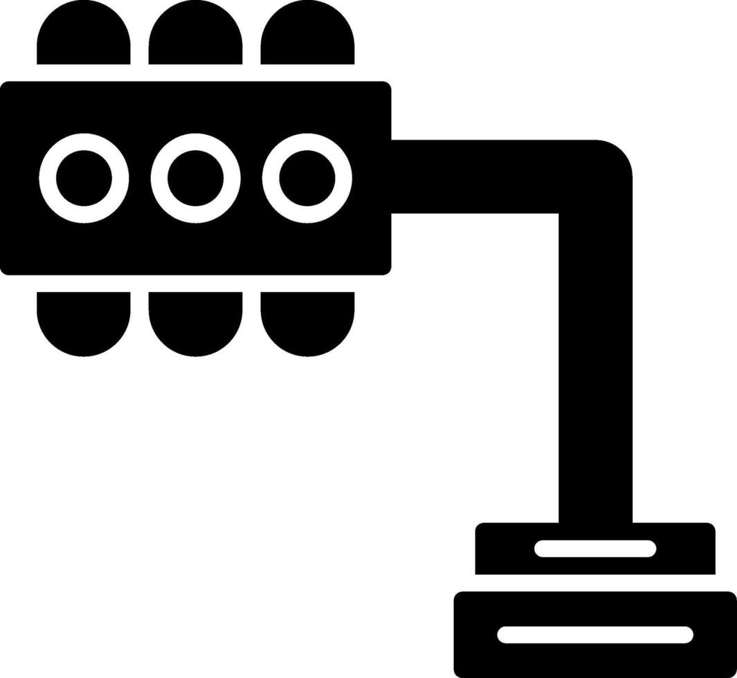 verkeerslichten glyph icon vector