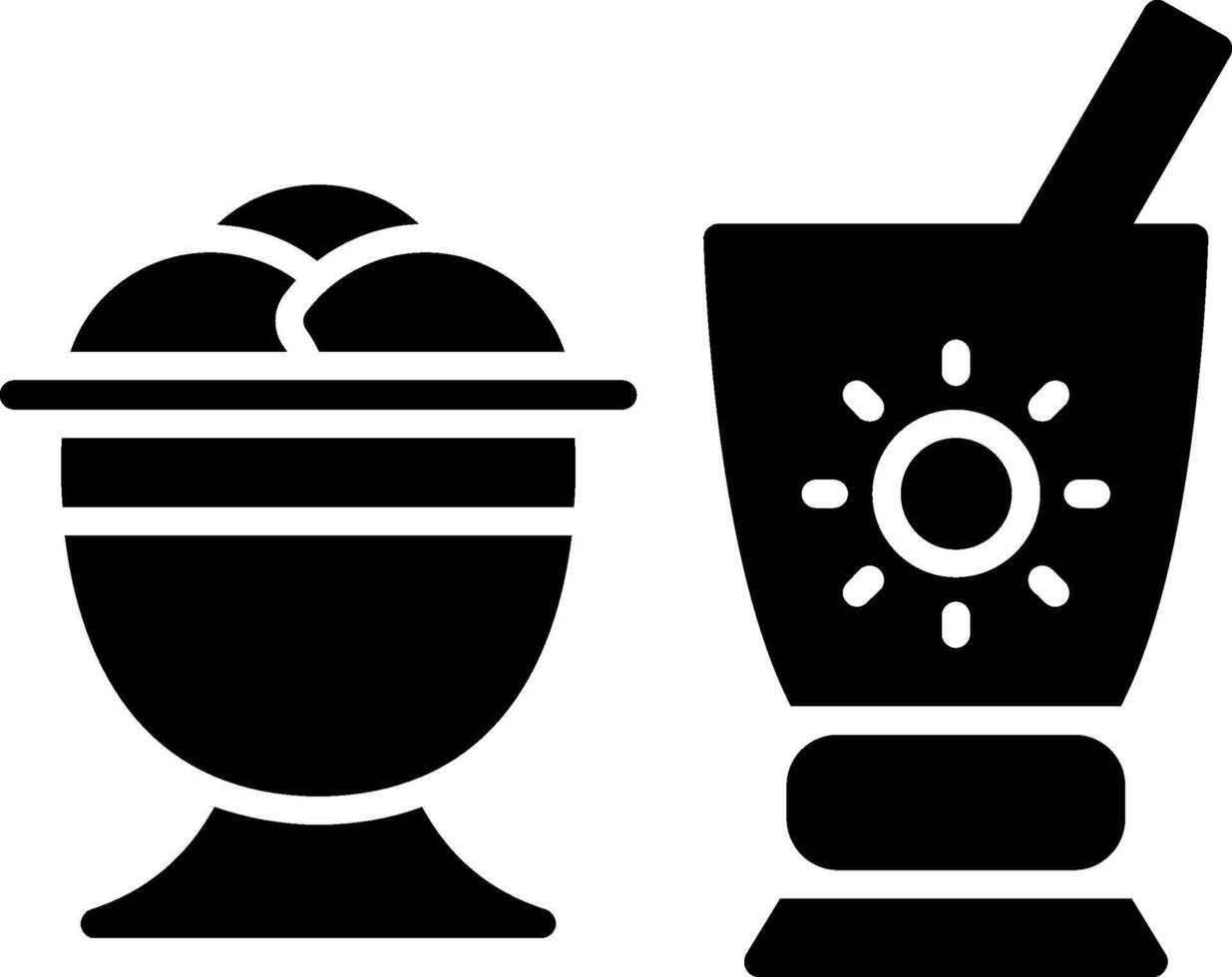 sorbet glyph icoon vector