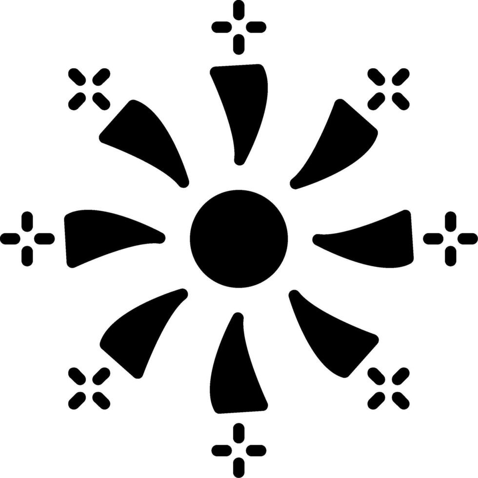 vuurwerk glyph-pictogram vector