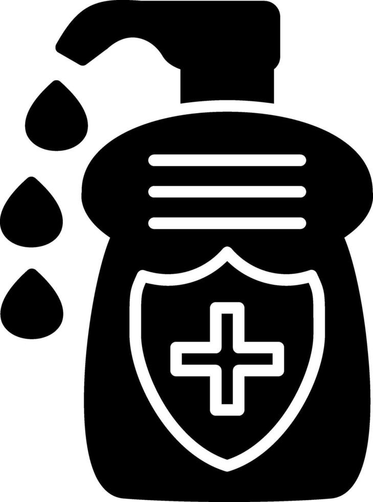 lotion glyph icoon vector