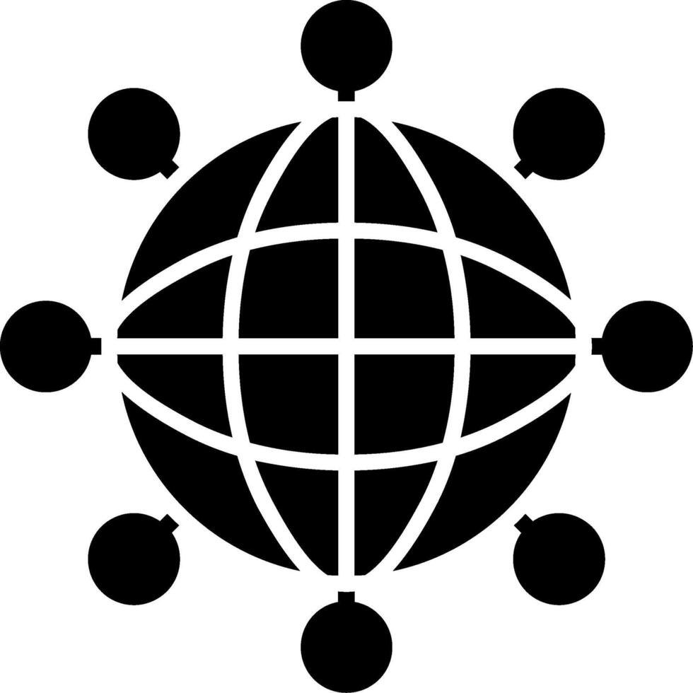 internet glyph-pictogram vector