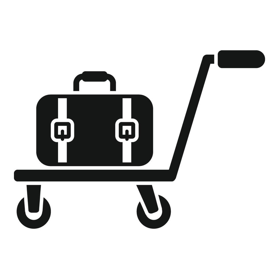 levering perfect trolley icoon gemakkelijk . ondersteuning Actie vector