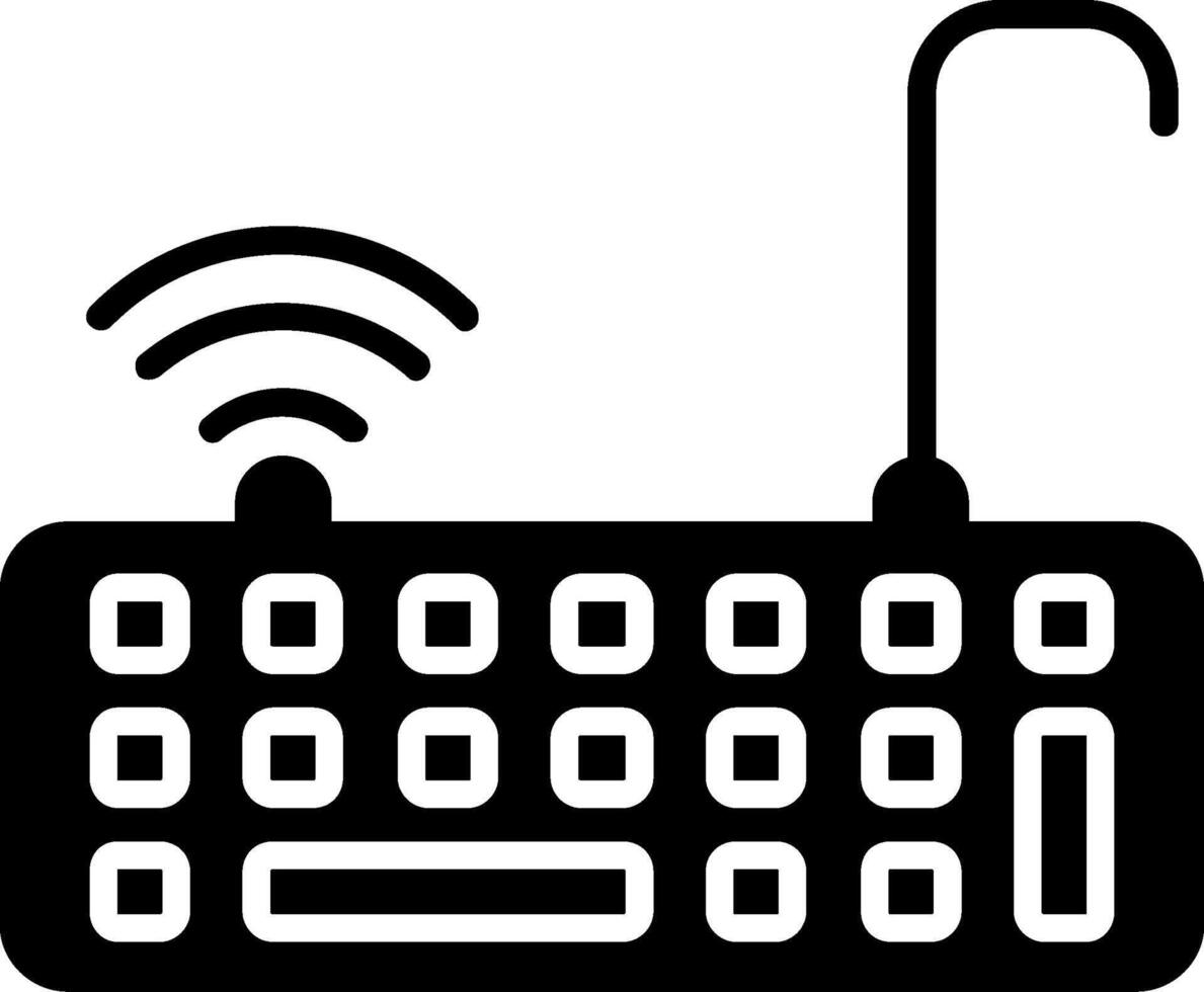 toetsenbord glyph-pictogram vector