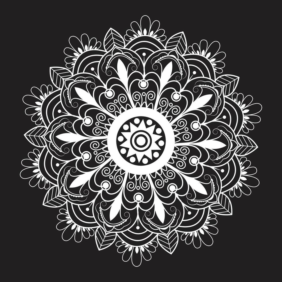 gemakkelijk creatief cirkel sjabloon eps mandala patronen voor vrij downloaden vector