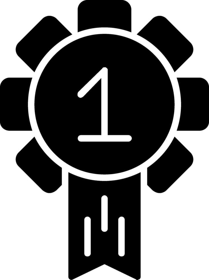 badge glyph-pictogram vector