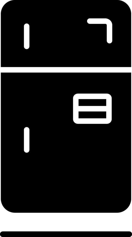 koelkast glyph-pictogram vector