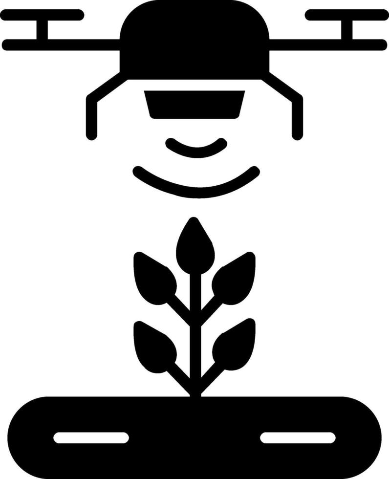 automatisch irrigator glyph icoon vector