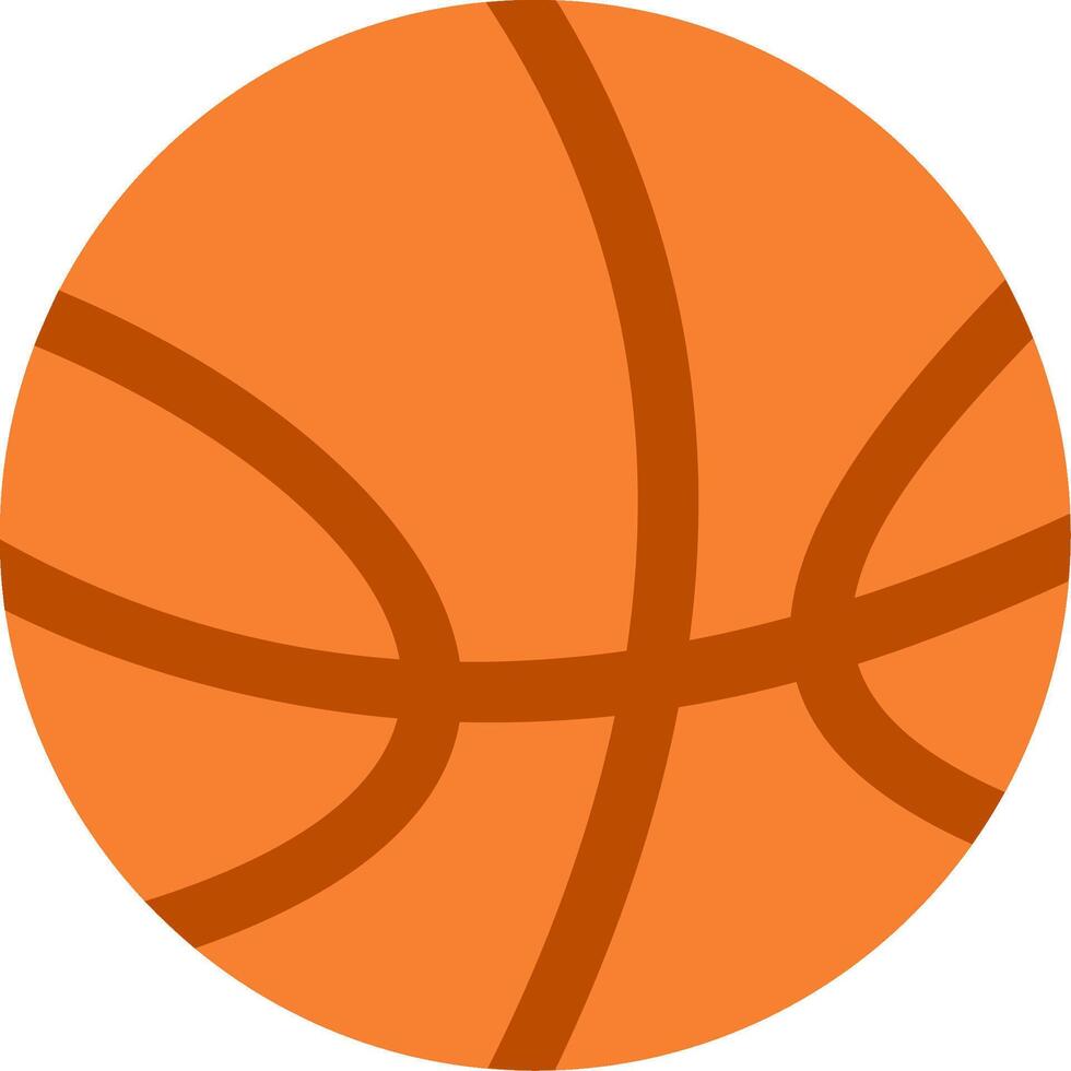 basketbal vlak icoon vector