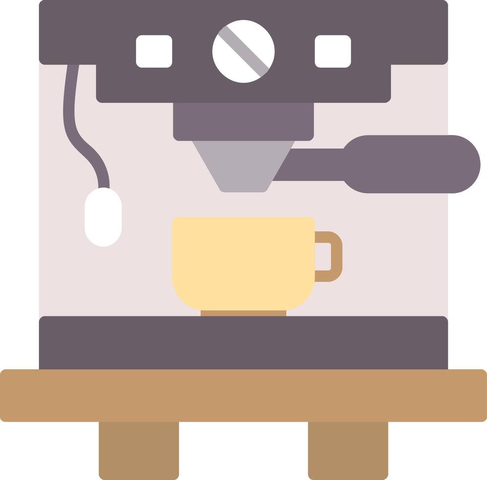 koffie machine vlak icoon vector