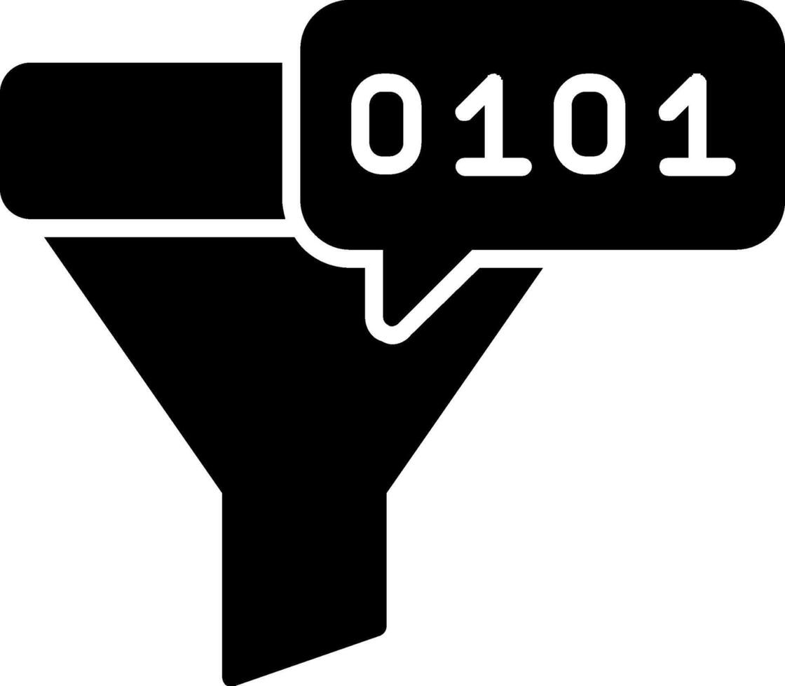 trechter glyph-pictogram vector