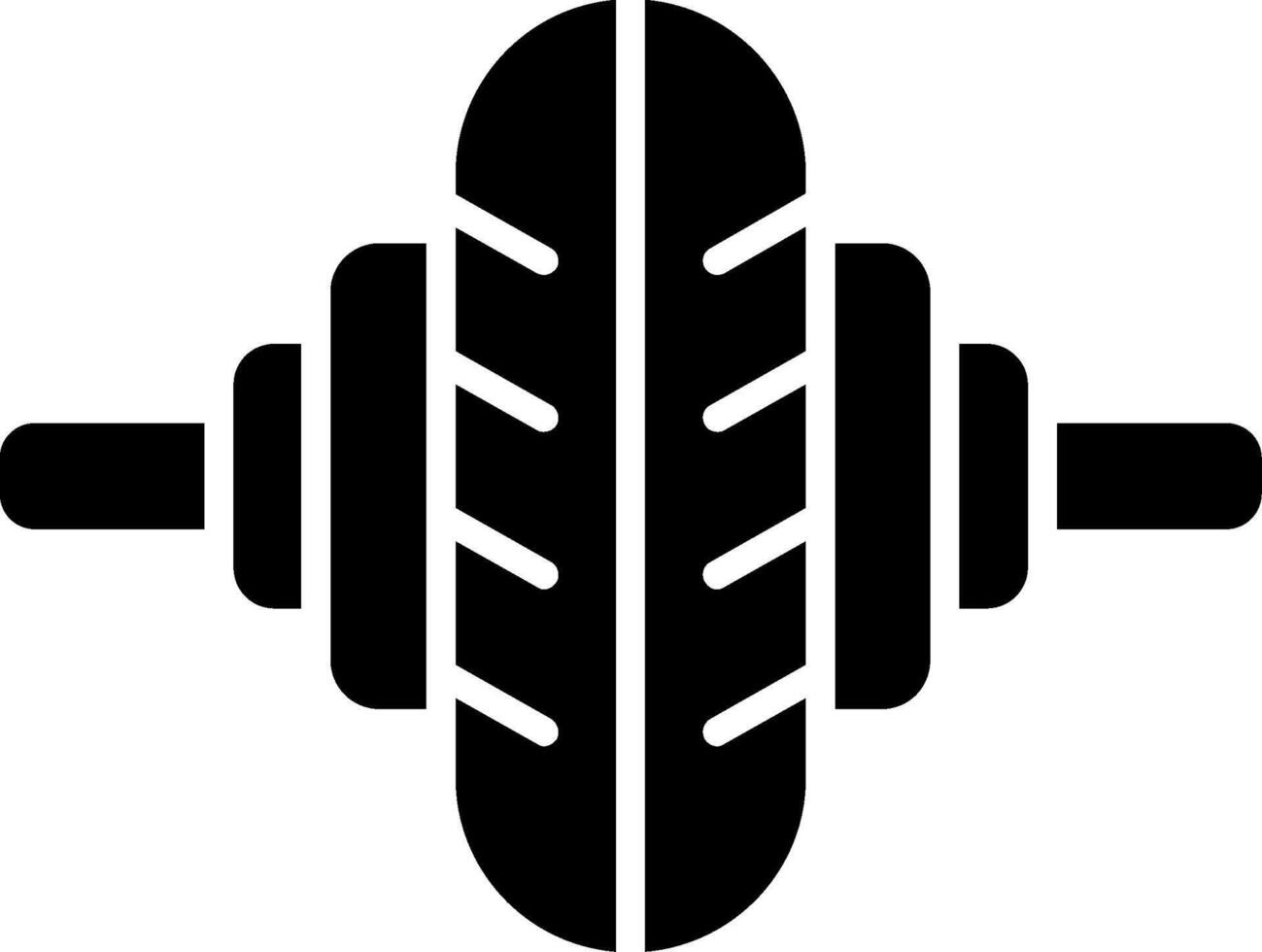 crossfit glyph icoon vector