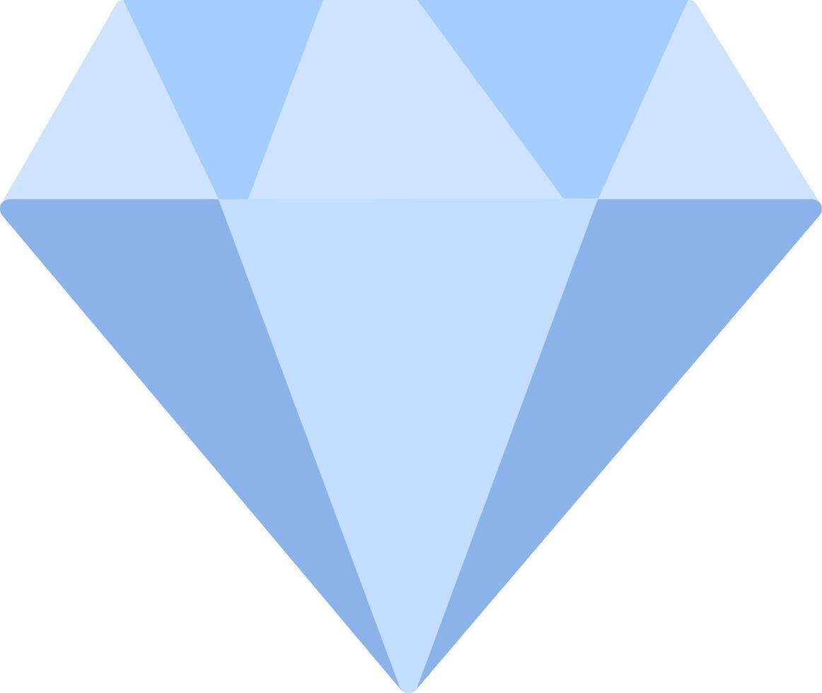 diamant plat icoon vector