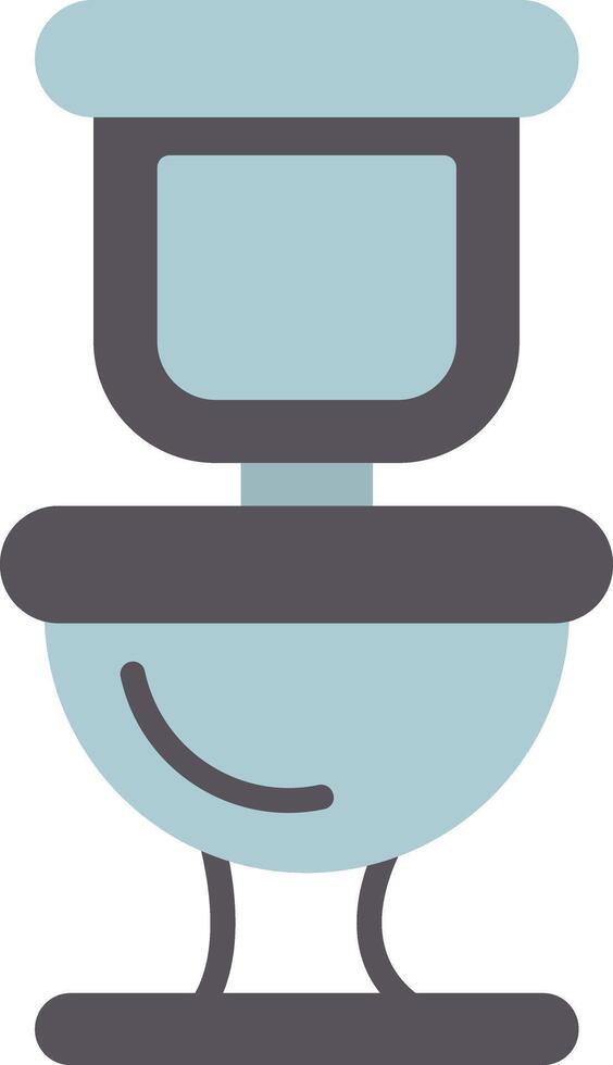 toilet plat pictogram vector