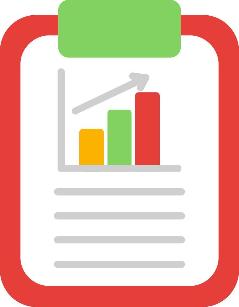 platte analysepictogram vector