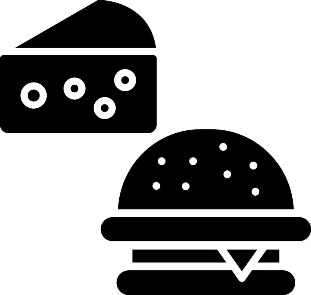voedsel glyph icoon vector