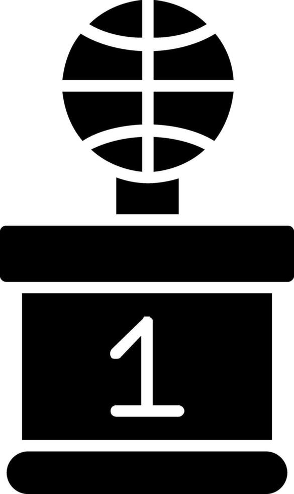 basketbal glyph-pictogram vector