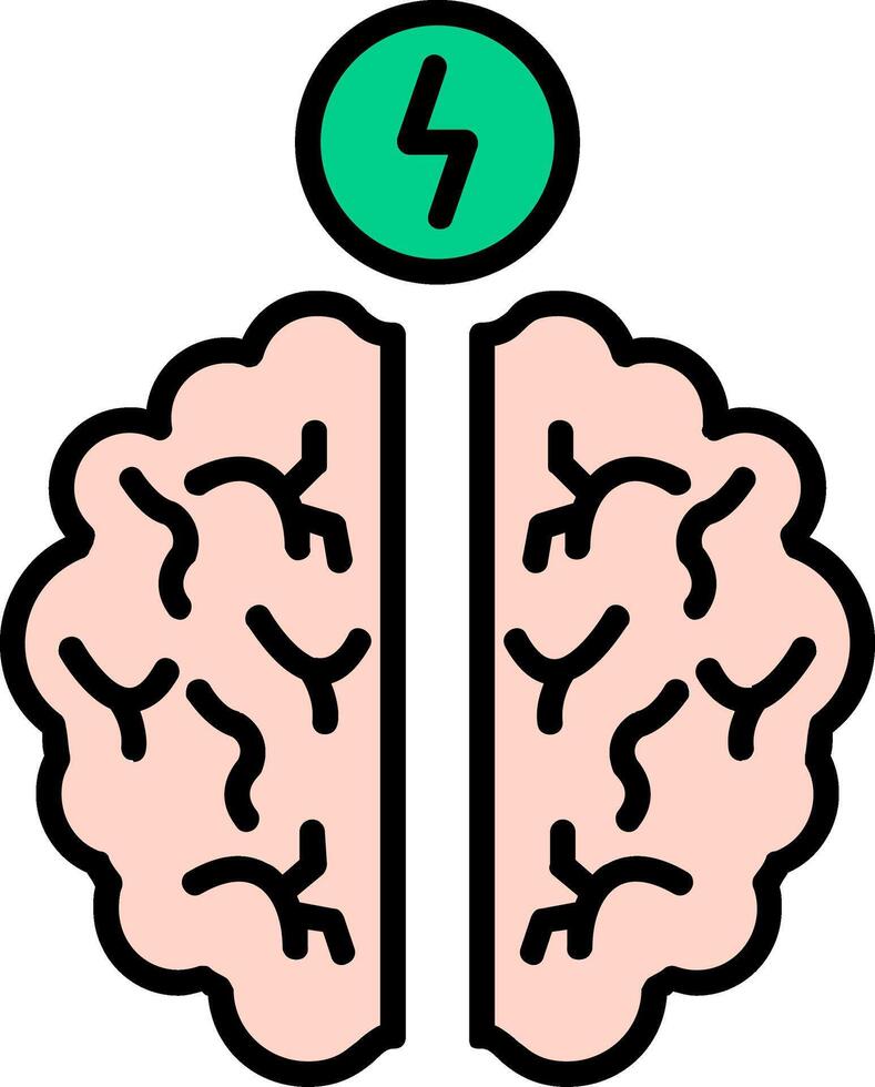 neurochirurgie lijn gevulde icoon vector